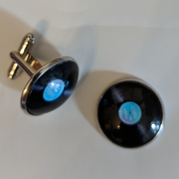 Other - Record Album LP Rock n Roll Cufflinks NWOT Other - Record Album LP Rock n Roll Cufflinks NWOT